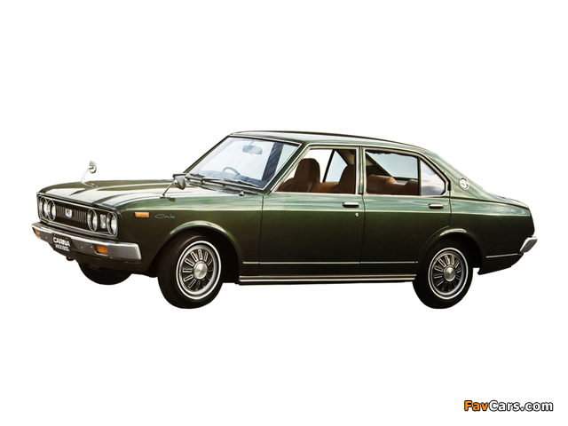 Toyota Carina 1400 Super Deluxe 4-door Sedan (TA10) 1973–75 wallpapers (640 x 480)