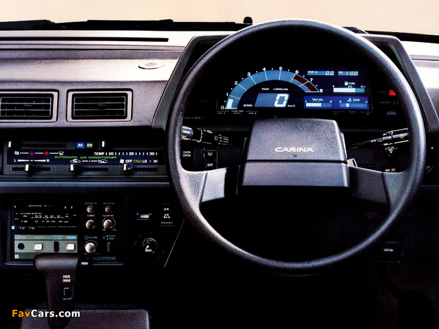 Toyota Carina SE Extra (ST150) 1984–86 pictures (640 x 480)