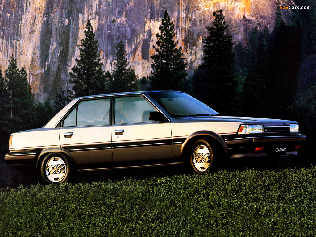 Toyota Carina SE Extra (ST150) 1984–86 wallpapers (1024 x 768)