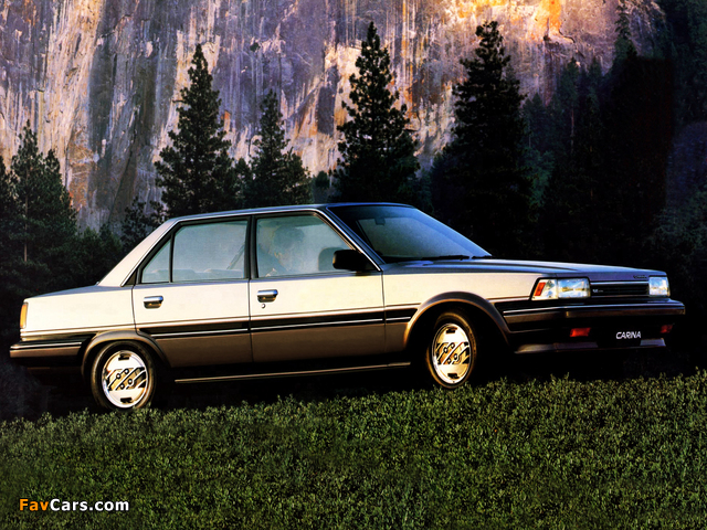 Toyota Carina SE Extra (ST150) 1984–86 wallpapers (640 x 480)