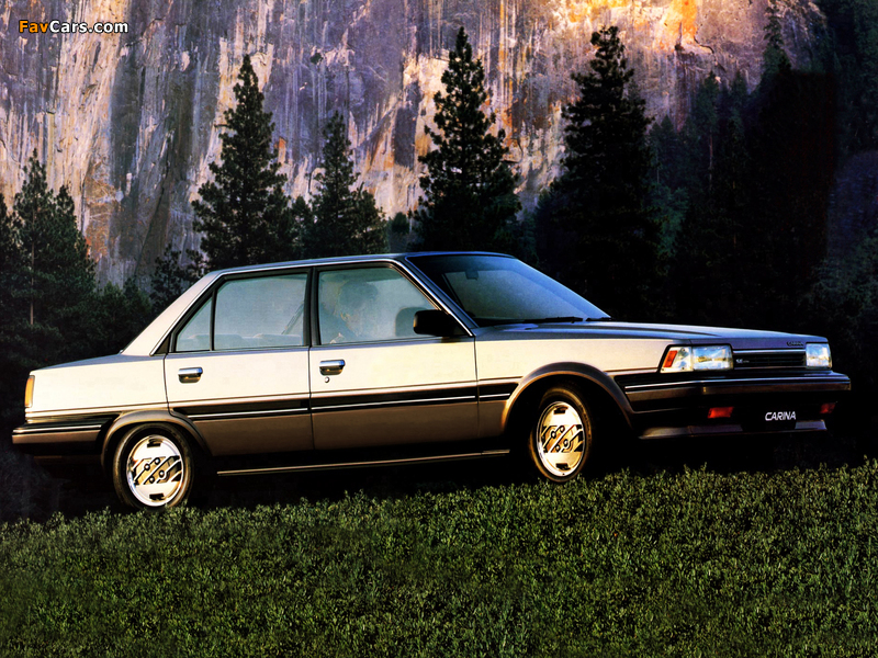 Toyota Carina SE Extra (ST150) 1984–86 wallpapers (800 x 600)
