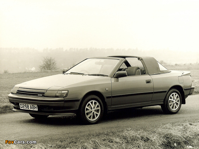 Toyota Celica 2.0 GTi Cabrio UK-spec (ST162) 1987 images (640 x 480)