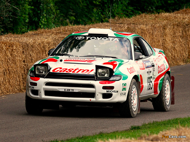 Toyota Celica Turbo 4WD Group A (ST185) 1992–94 wallpapers (800 x 600)