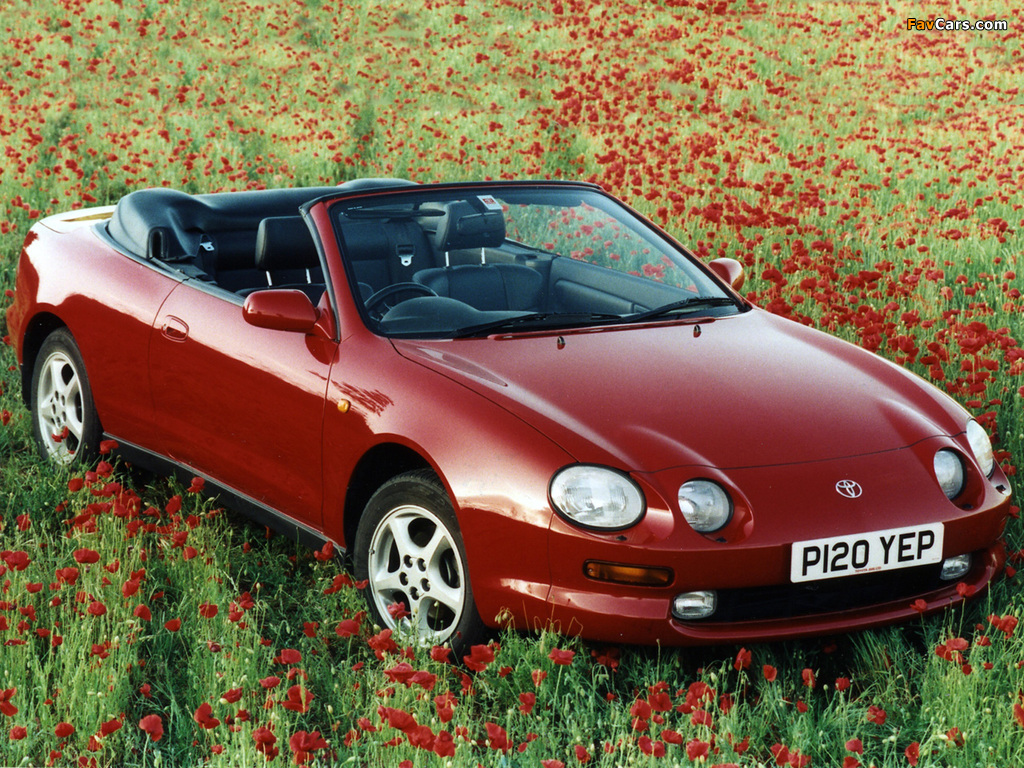 Toyota Celica Convertible UK-spec 1994–99 images (1024 x 768)