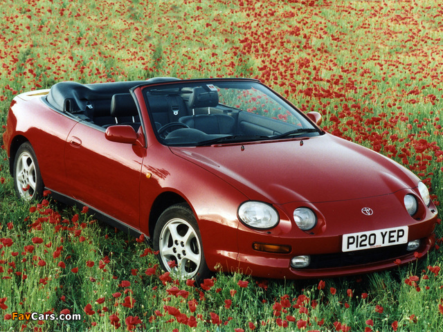 Toyota Celica Convertible UK-spec 1994–99 images (640 x 480)
