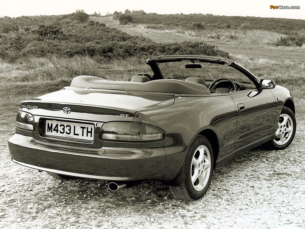 Toyota Celica GT Convertible UK-spec 1994–99 pictures (1024 x 768)