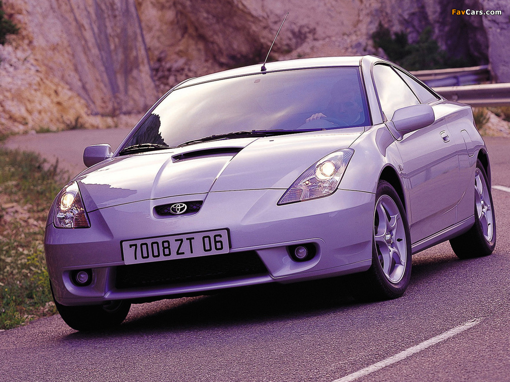 Toyota Celica 1999–2002 wallpapers (1024 x 768)