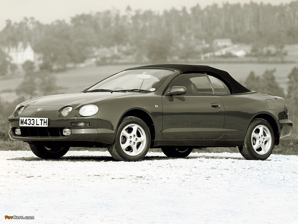 Toyota Celica GT Convertible UK-spec 1994–99 wallpapers (1024 x 768)