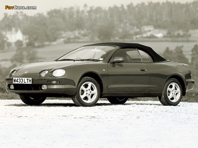 Toyota Celica GT Convertible UK-spec 1994–99 wallpapers (640 x 480)