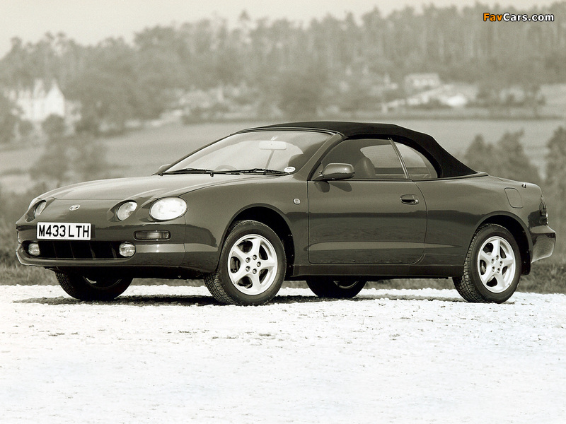 Toyota Celica GT Convertible UK-spec 1994–99 wallpapers (800 x 600)