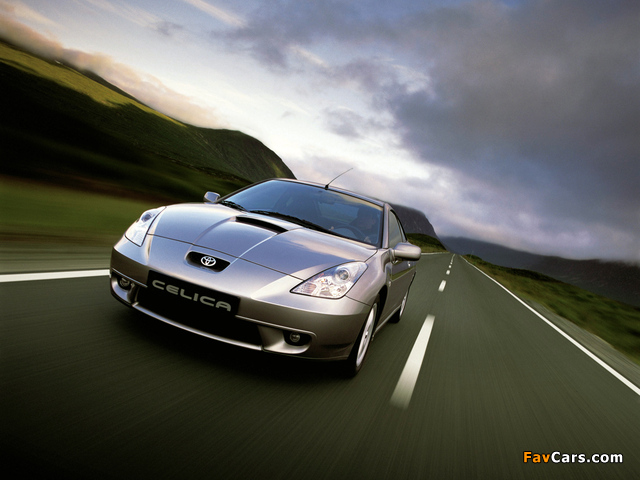 Toyota Celica 1999–2002 wallpapers (640 x 480)