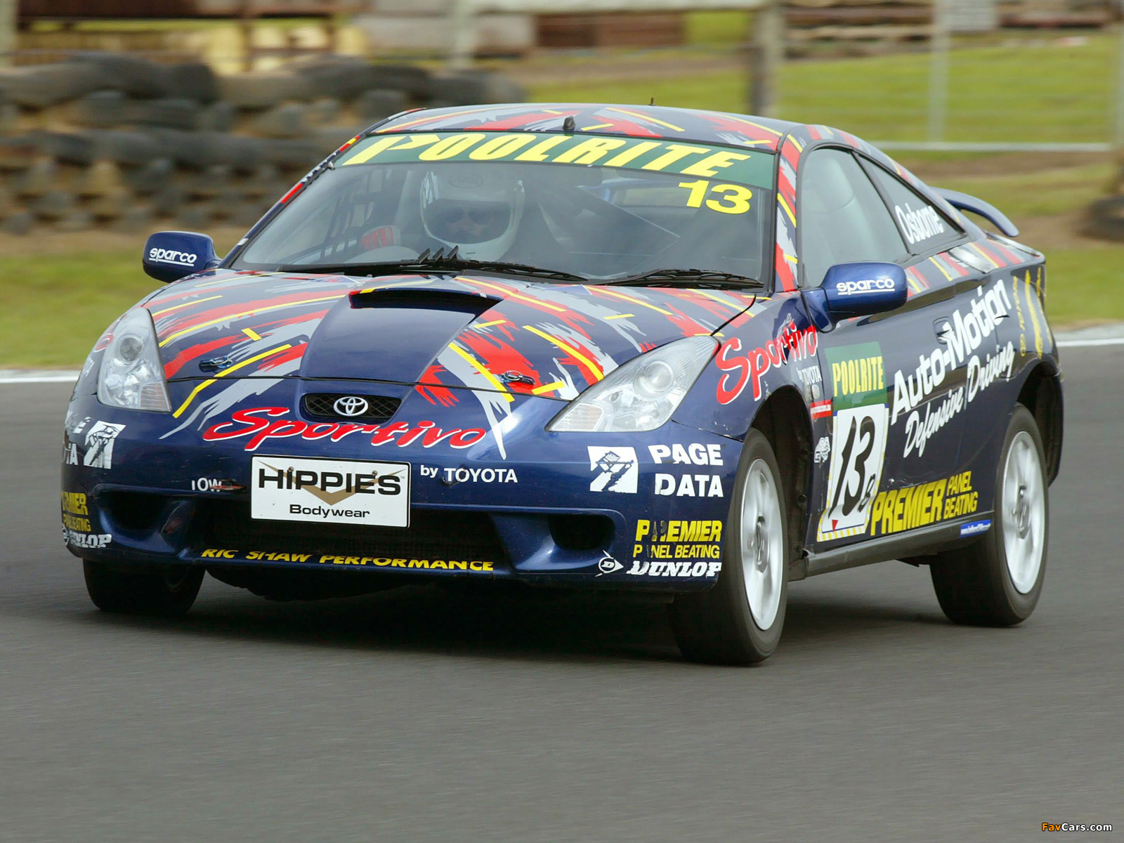 Toyota Celica Racing Car AU-spec 2002 wallpapers (1600 x 1200)