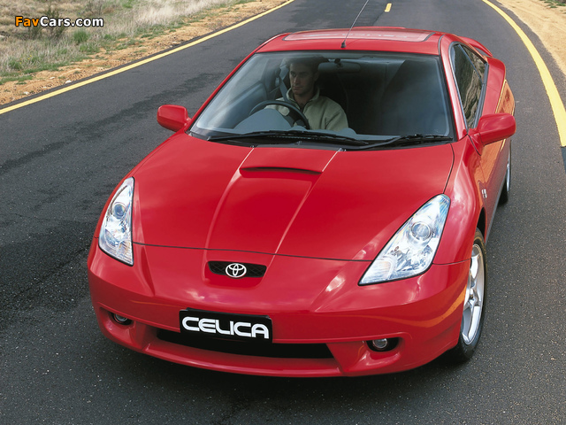 Toyota Celica AU-spec 2002–06 wallpapers (640 x 480)