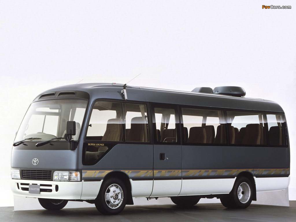 Toyota Coaster JP-spec (B50) 1992–2001 images (1024 x 768)