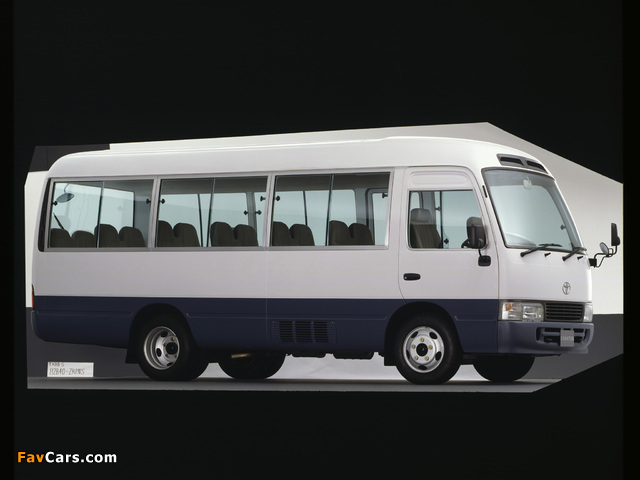 Toyota Coaster JP-spec (B40) 1992–2001 wallpapers (640 x 480)