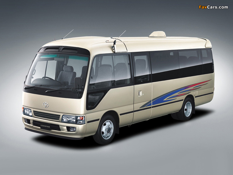 Toyota Coaster JP-spec (B50) 2001–07 wallpapers (800 x 600)