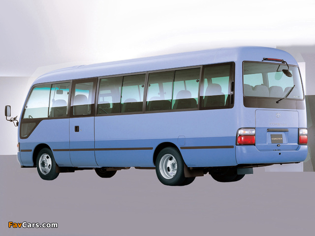 Toyota Coaster JP-spec (B50) 2001–07 wallpapers (640 x 480)