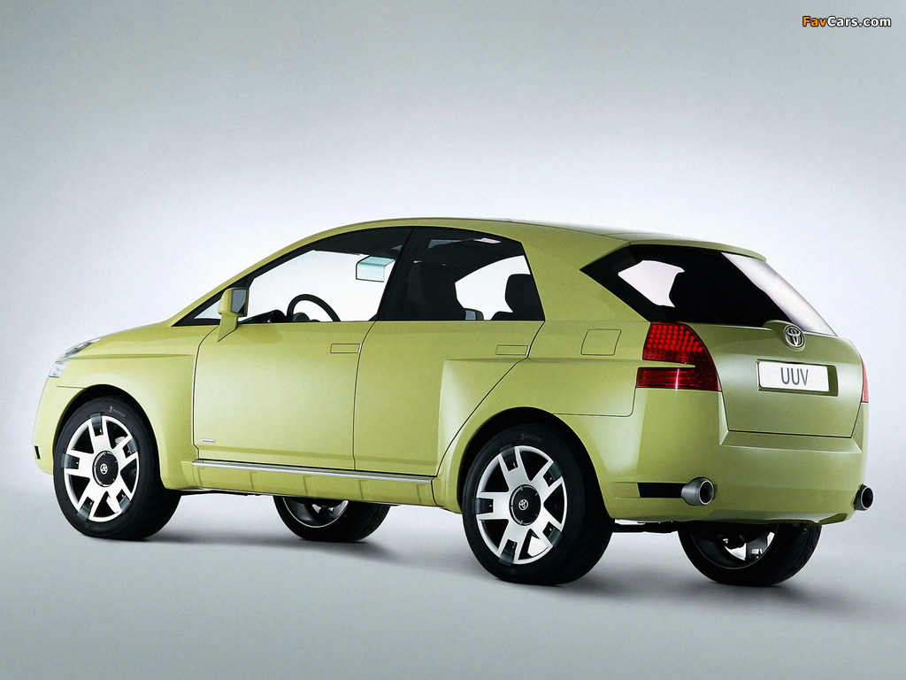 Toyota UUV Concept 2002 images (1024 x 768)