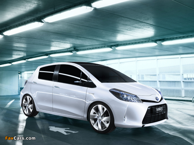 Toyota Yaris HSD Concept 2011 photos (640 x 480)