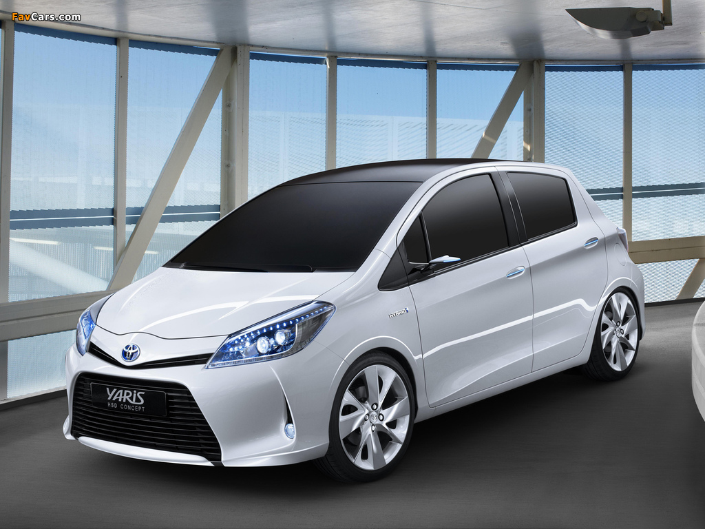 Toyota Yaris HSD Concept 2011 wallpapers (1024 x 768)