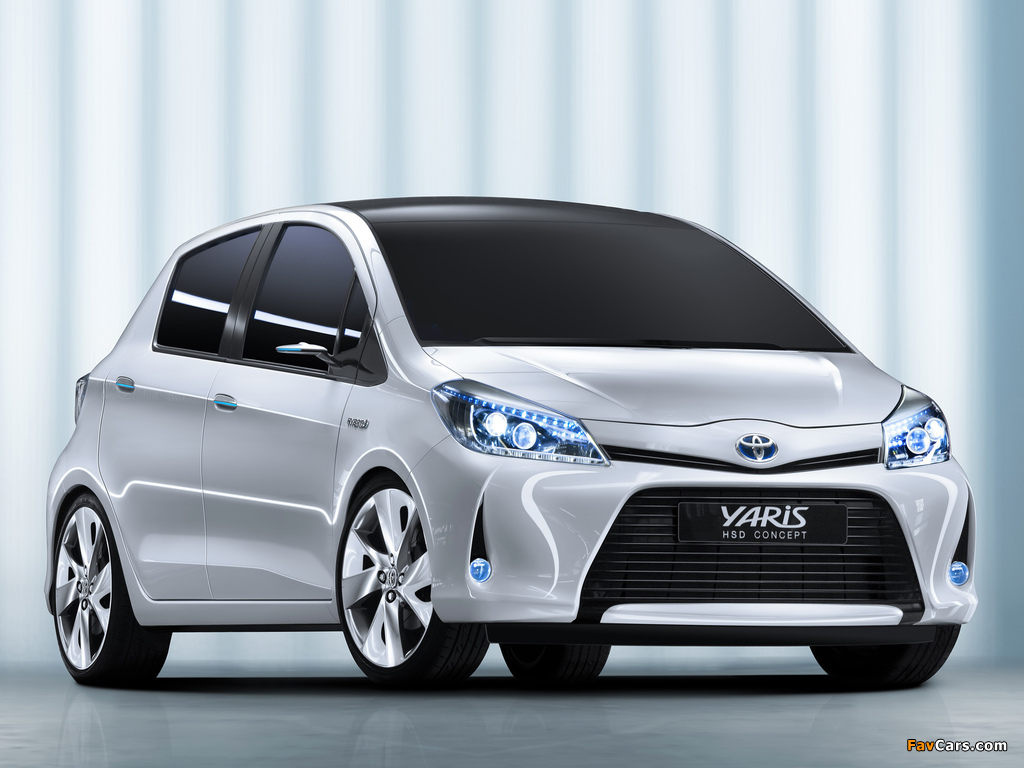 Toyota Yaris HSD Concept 2011 wallpapers (1024 x 768)