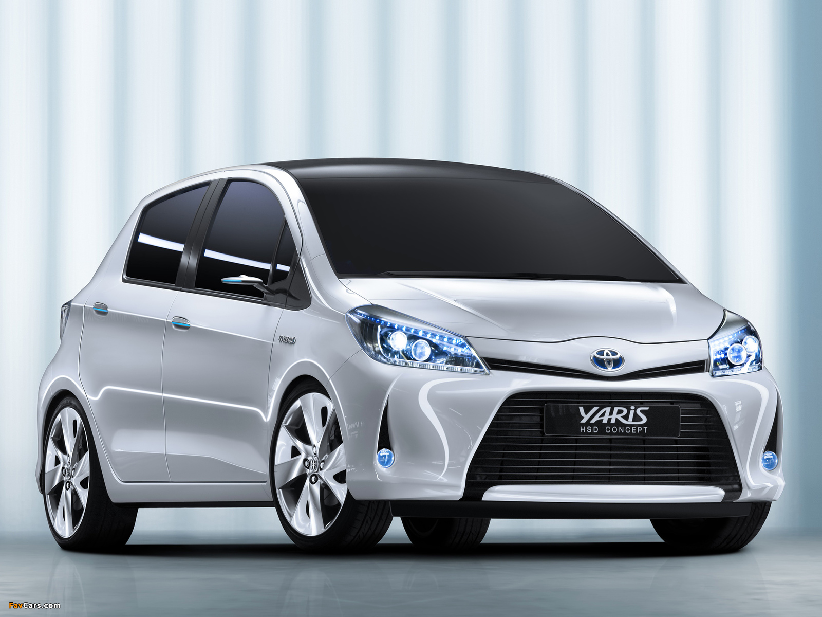 Toyota Yaris HSD Concept 2011 wallpapers (1600 x 1200)