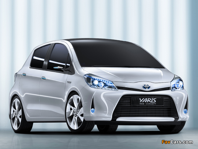 Toyota Yaris HSD Concept 2011 wallpapers (640 x 480)