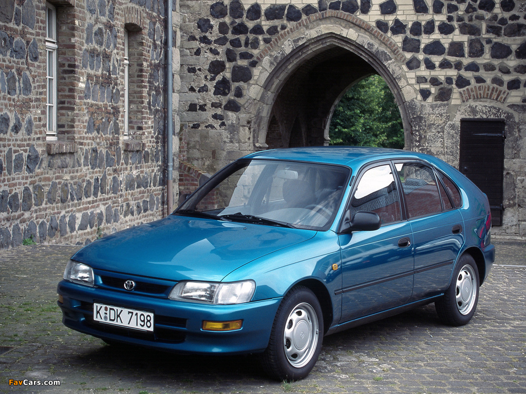 Toyota Corolla Compact 5-door (E100) 1991–98 images (1024 x 768)