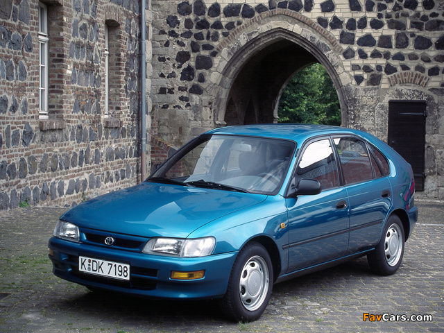 Toyota Corolla Compact 5-door (E100) 1991–98 images (640 x 480)