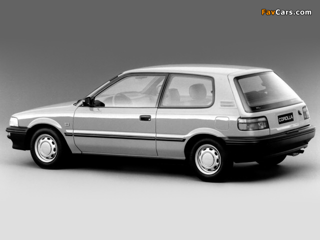 Toyota Corolla Compact 3-door (E90) 1987–92 wallpapers (640 x 480)