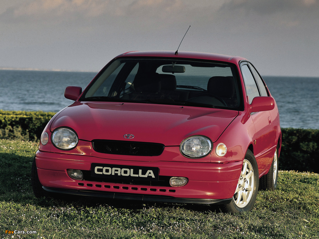 Toyota Corolla Compact 3-door (E110) 1997–99 wallpapers (1024 x 768)