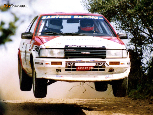 Pictures of Toyota Corolla GT Coupe Rally Car (640 x 480)