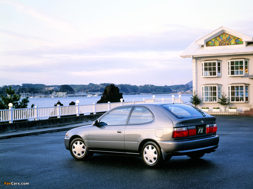 Pictures of Toyota Corolla FX JP-spec (E100) 1992–95 (1024 x 768)