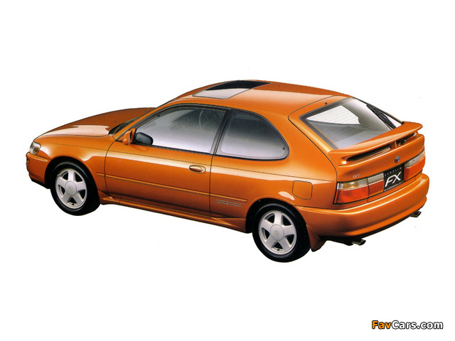 Toyota Corolla FX JP-spec (E100) 1992–95 pictures (640 x 480)