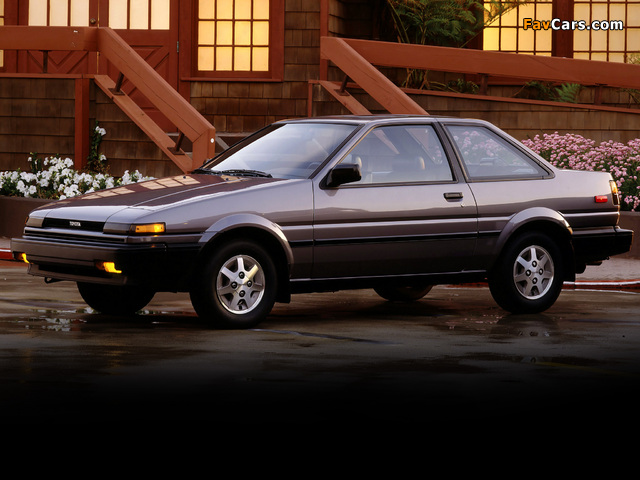 Toyota Corolla SR5 Sport Coupe (AE86) 1984–87 wallpapers (640 x 480)