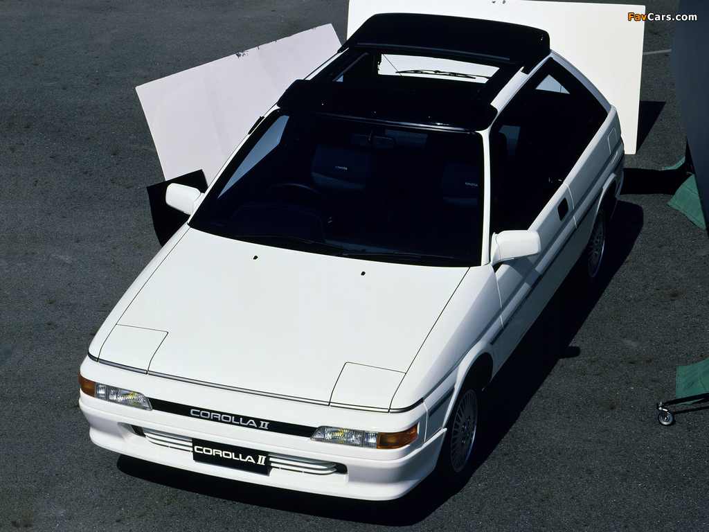 Toyota Corolla II 1.5 SR-i Canvas Top 3-door 1988–90 wallpapers (1024 x 768)