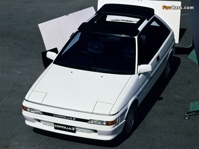 Toyota Corolla II 1.5 SR-i Canvas Top 3-door 1988–90 wallpapers (640 x 480)