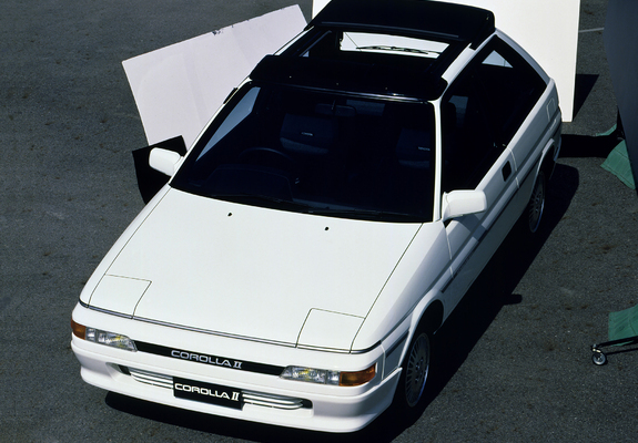 Toyota Corolla II 1.5 SR-i Canvas Top 3-door 1988–90 wallpapers