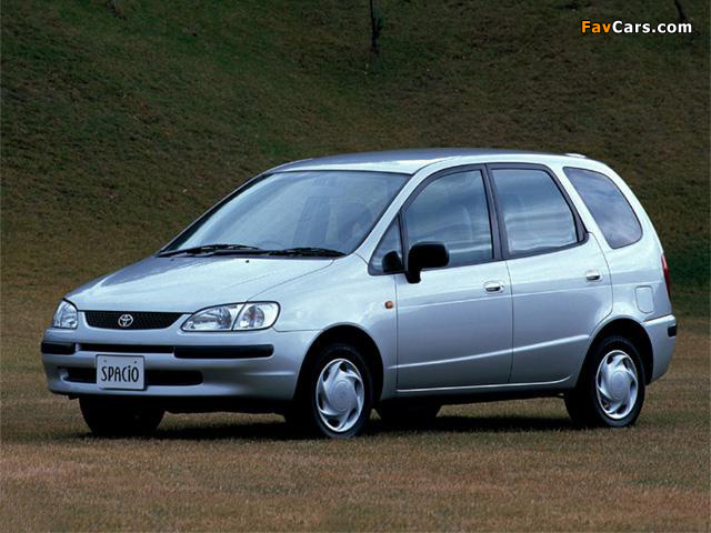 Toyota Corolla Spacio (AE110N) 1997–2001 images (640 x 480)