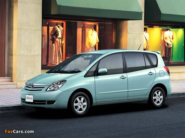 Toyota Corolla Spacio 2001–07 wallpapers (640 x 480)