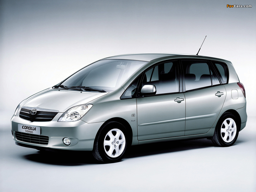 Images of Toyota Corolla Verso 2001–04 (1024 x 768)