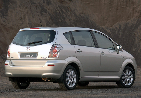 Toyota Corolla Verso ZA-spec 2004–09 images