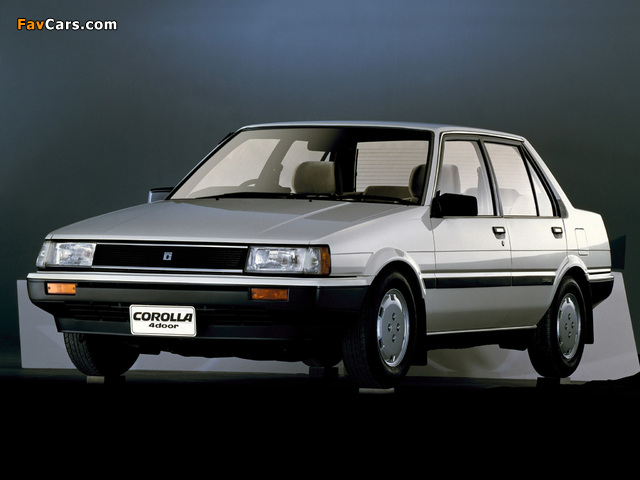 Images of Toyota Corolla Sedan JP-spec 1983–87 (640 x 480)