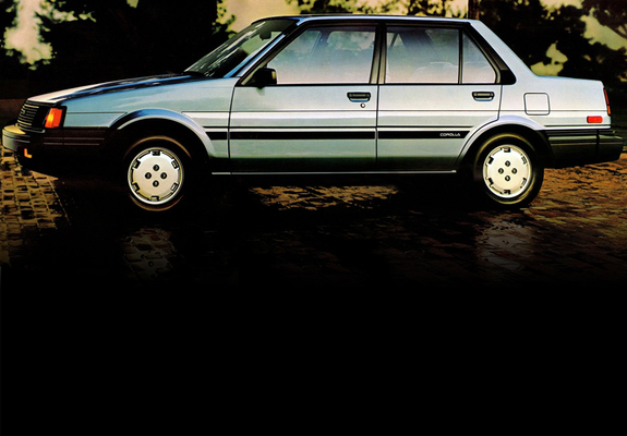 Images of Toyota Corolla Sedan US-spec 1983–87