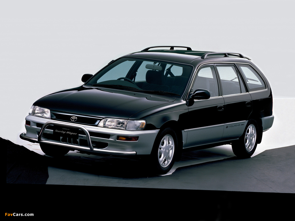 Images of Toyota Corolla Touring Wagon JP-spec 1992–97 (1024 x 768)
