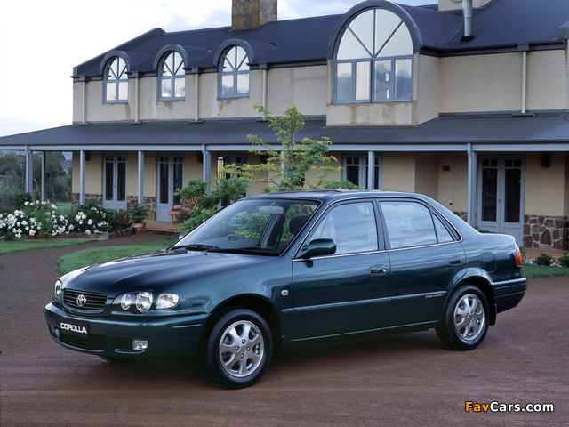 Images of Toyota Corolla Sedan AU-spec 1999–2001 (640 x 480)