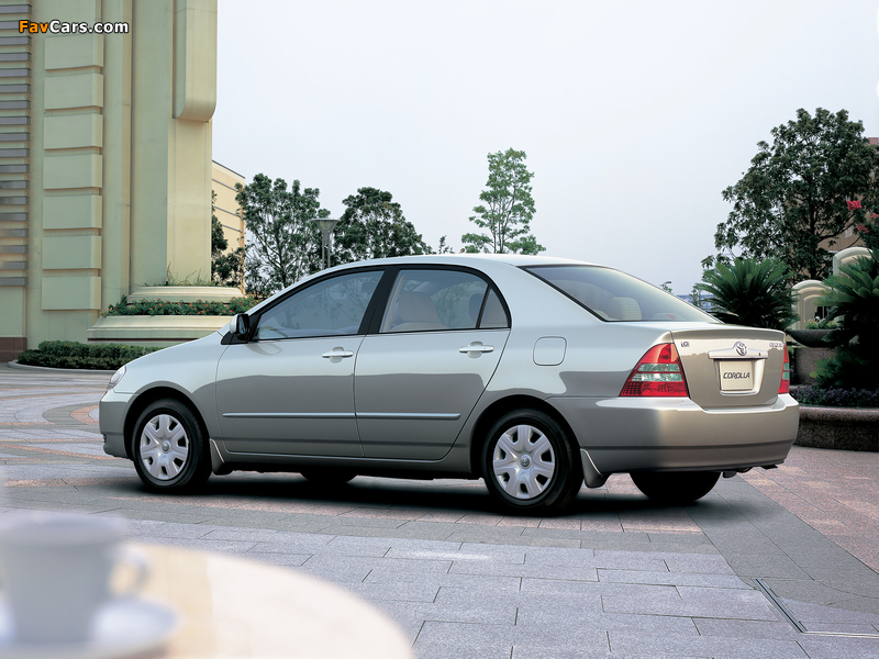 Images of Toyota Corolla Sedan JP-spec 2000–04 (800 x 600)