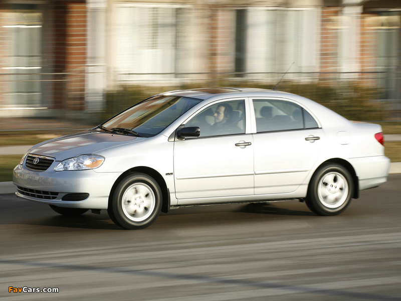 Images of Toyota Corolla US-spec 2002–08 (800 x 600)