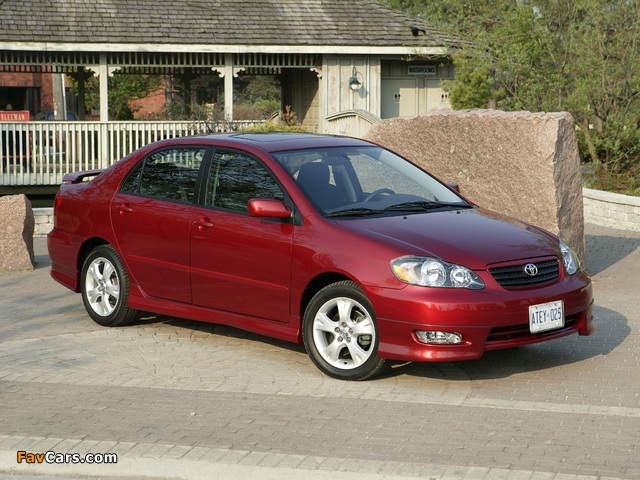 Images of Toyota Corolla S US-spec 2002–08 (640 x 480)