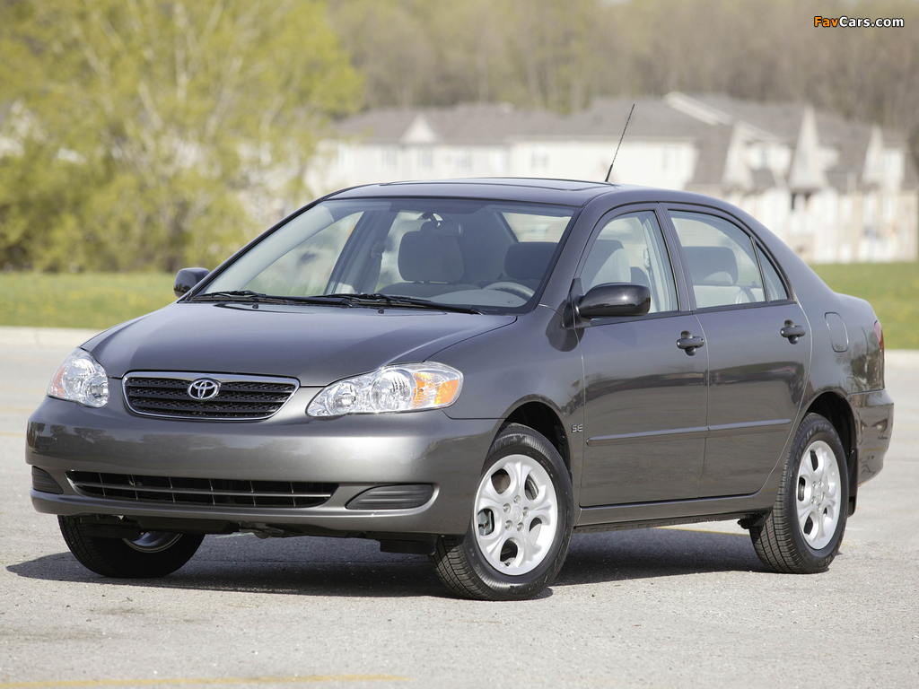 Images of Toyota Corolla US-spec 2002–08 (1024 x 768)